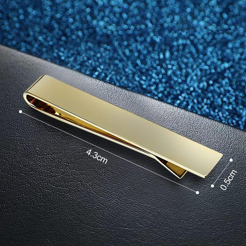 Roctee 3 Pack Skinny Tie Bar Clip Set, Suit Tie Clips for Men, Tie Necktie Clasp Pinch Clip on Tie, Suitable for Business Metting Wedding Annivers...